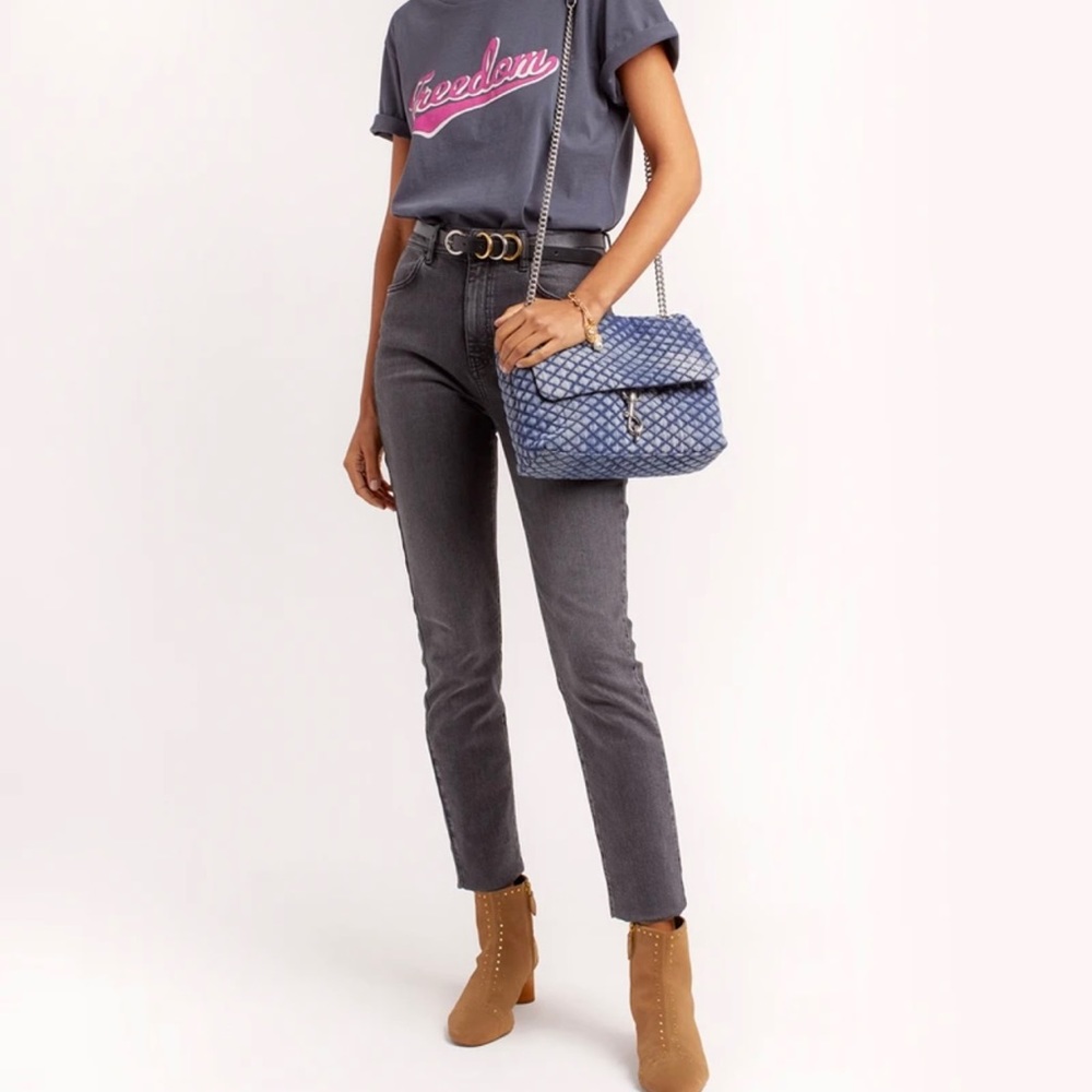 Rebecca Minkoff Edie Flap shoulder bag in Indigo